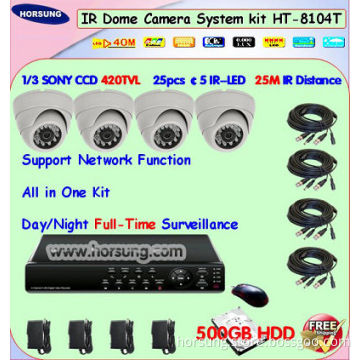 4CH H.264 Full D1 CCTV DVR System